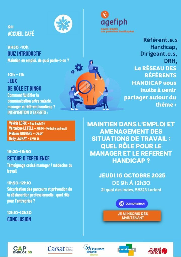 Rencontre du Réseau des Référents Handicap – Agefiph Bretagne le 16 ...